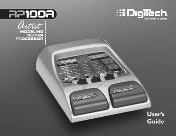 Digitech Rp80 Manual Download